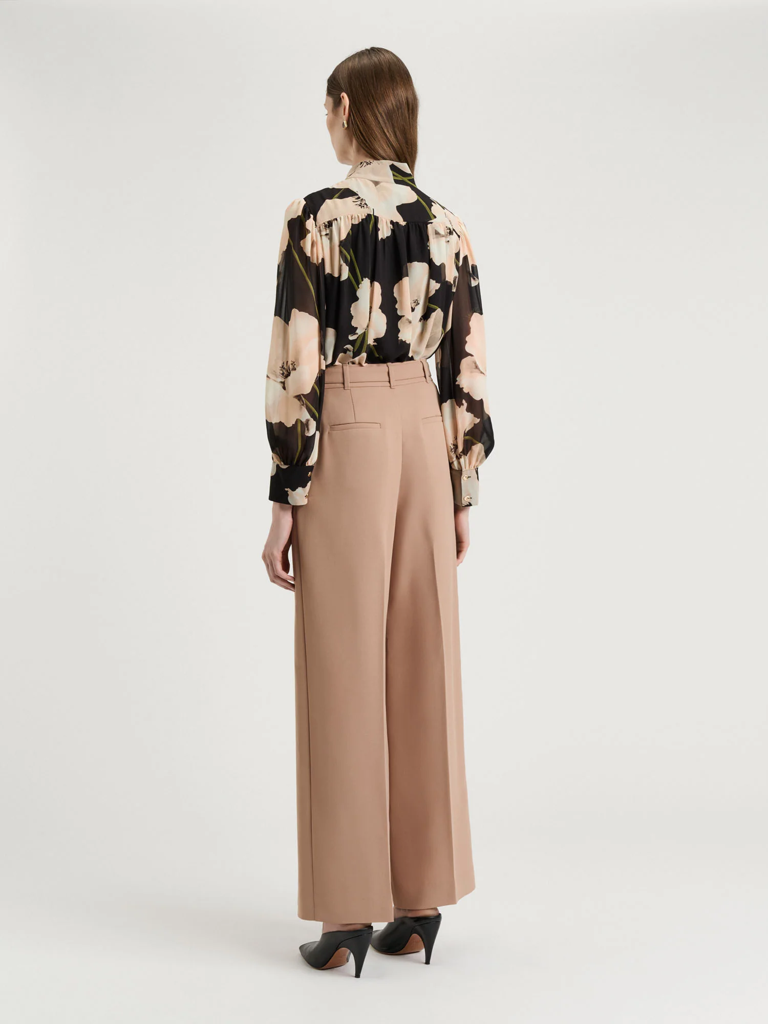 Blush Poppy Georgette Blouse - Image 5