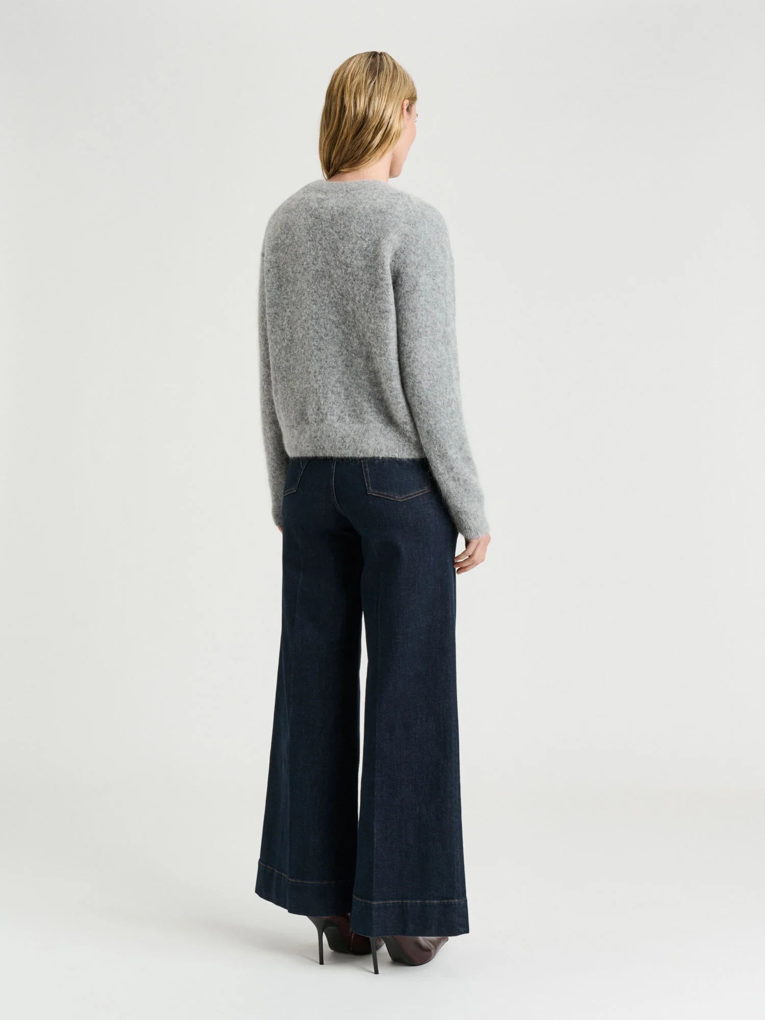 Brushed Alpaca Wool Blend Knit - Image 4