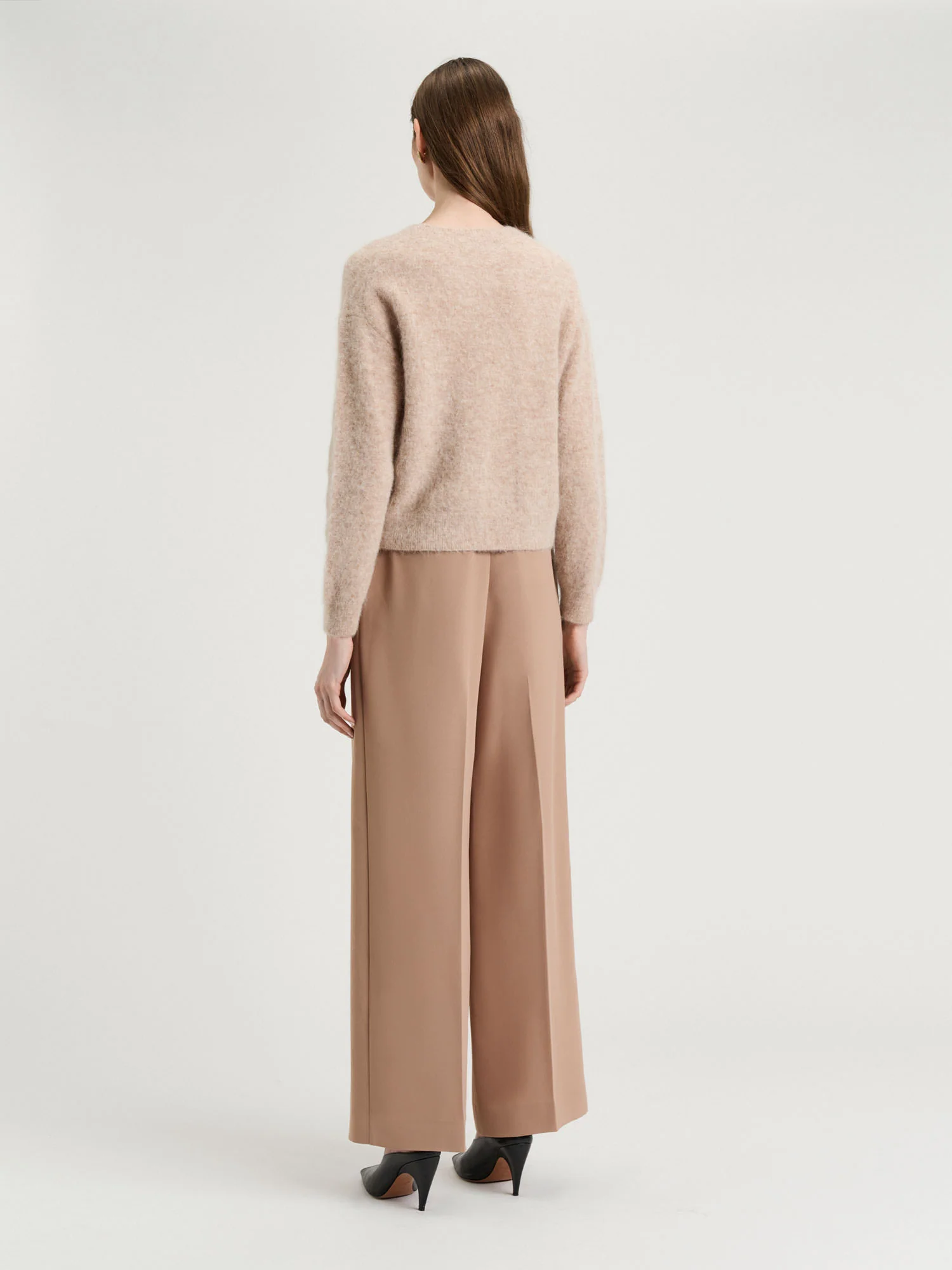 Brushed Alpaca Wool Blend Knit - Image 3