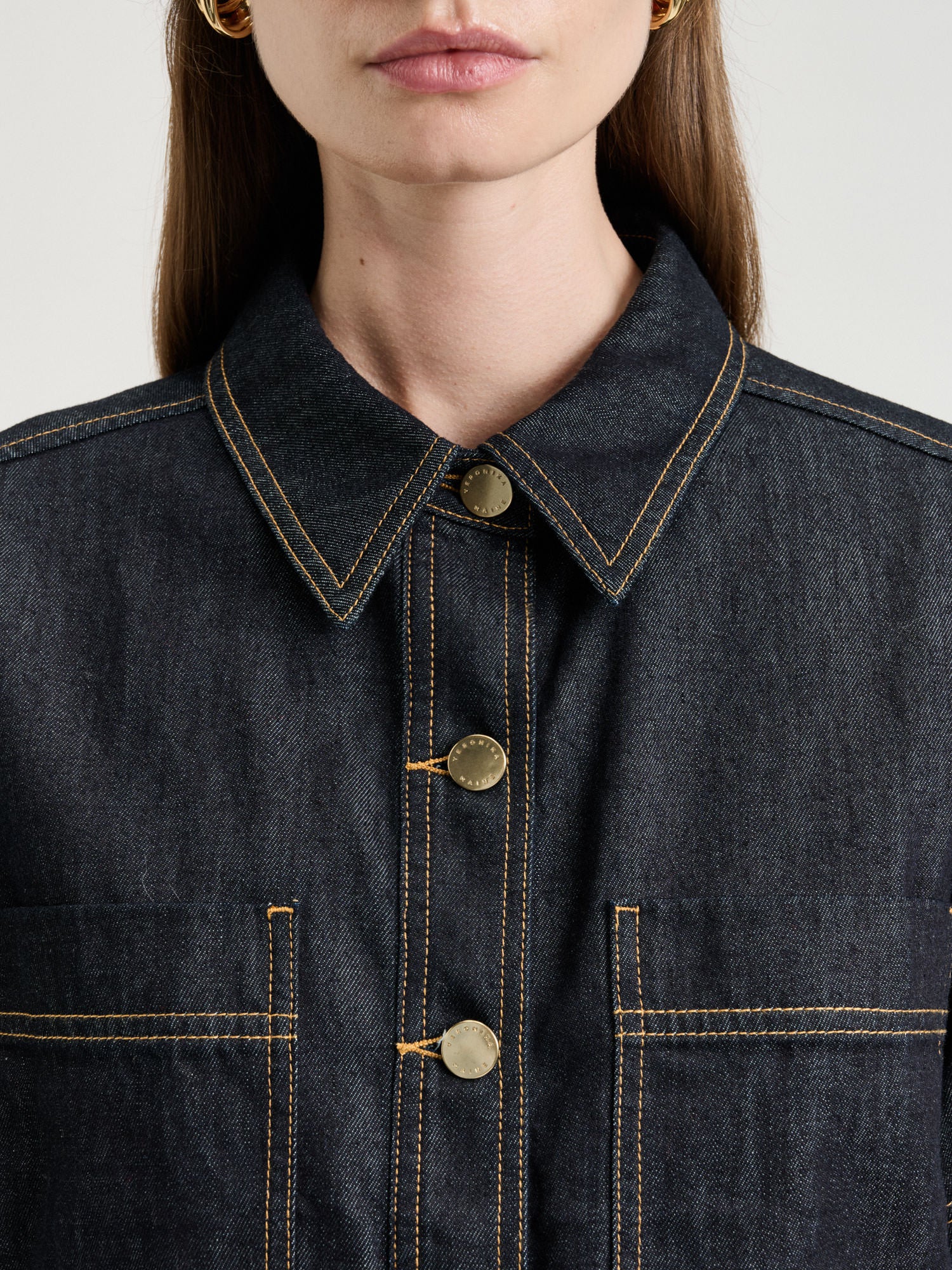 Cotton Lyocell Denim Shirt - Image 3