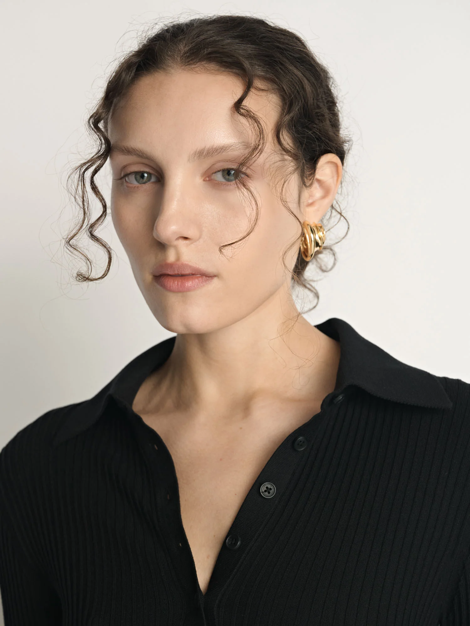 Cotton Silk Ribbed Polo - Image 3