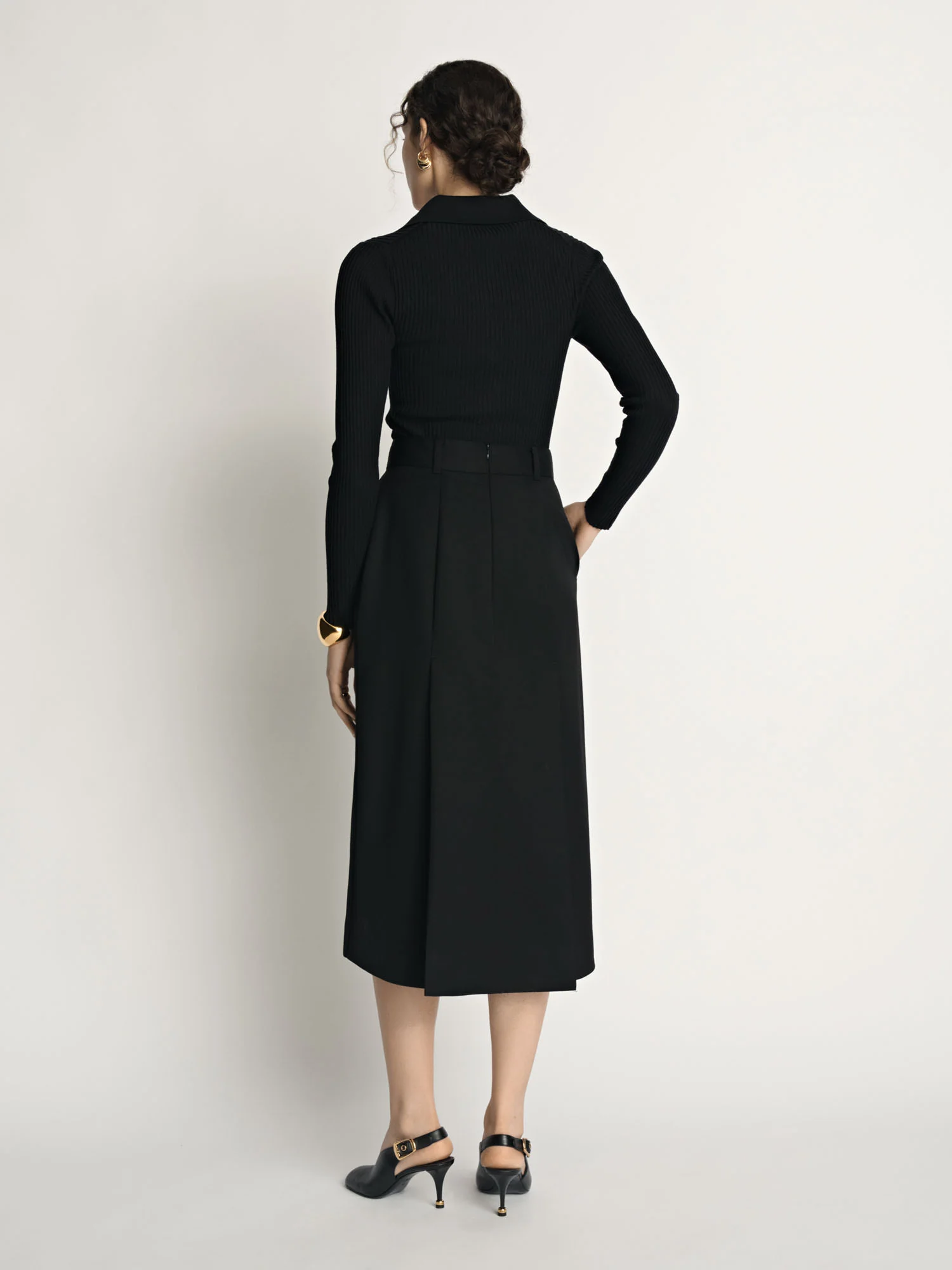 Cotton Silk Ribbed Polo - Image 4
