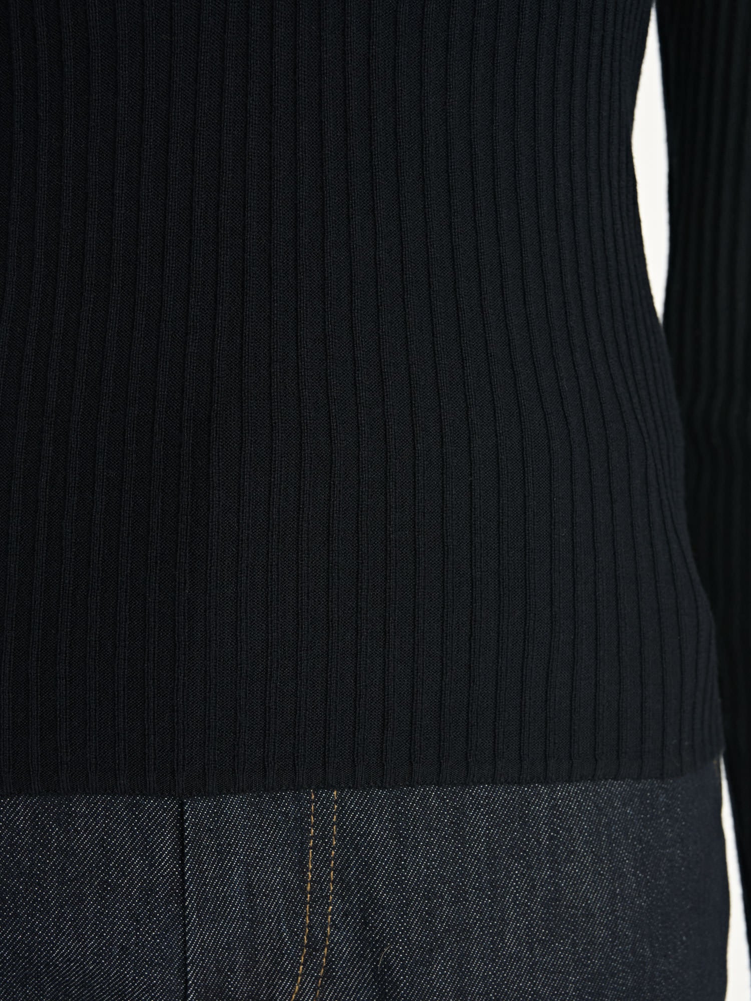 Cotton Silk Ribbed Polo - Image 3