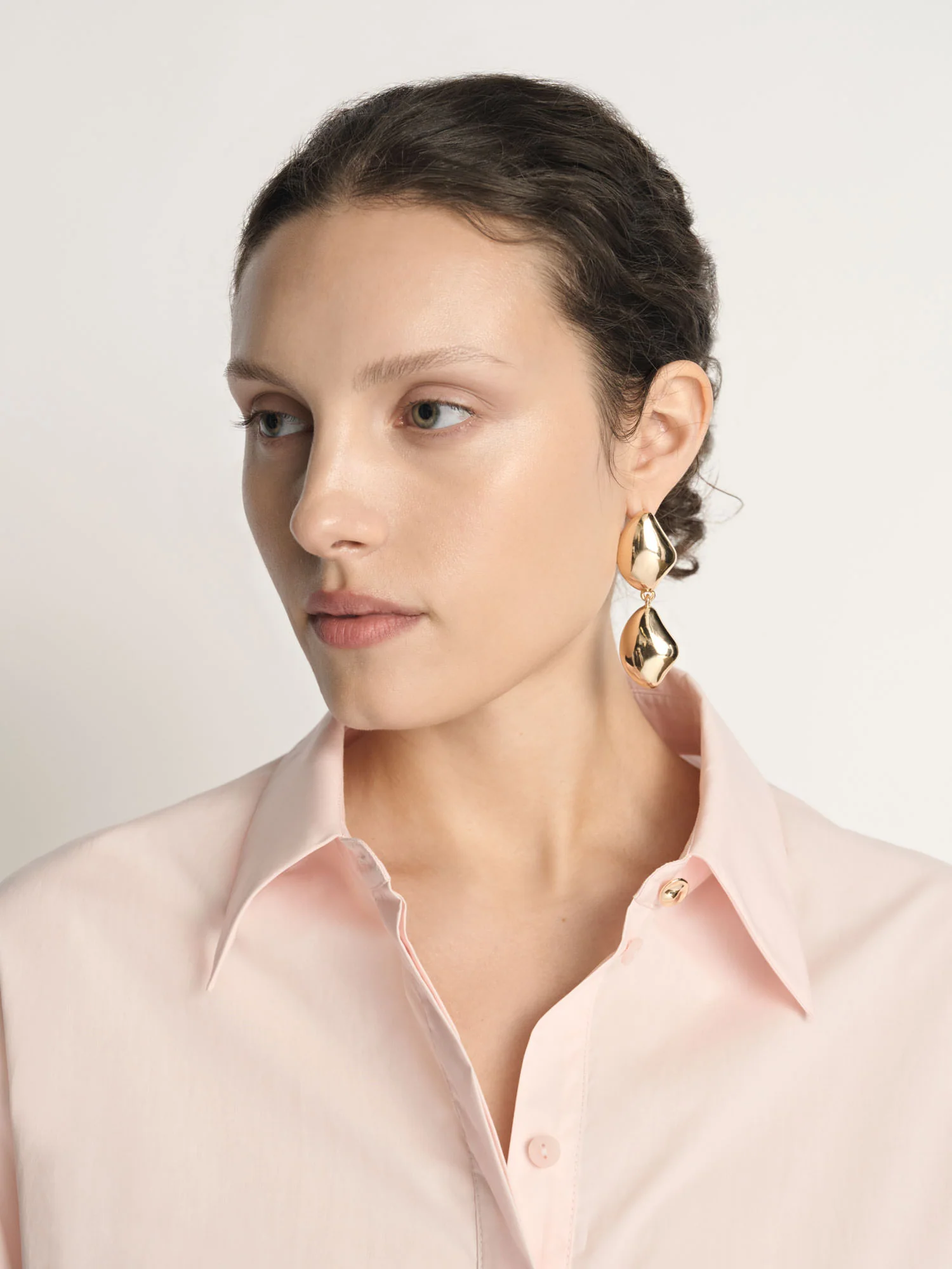 Cotton Tie Belt Shirtdress - Image 2