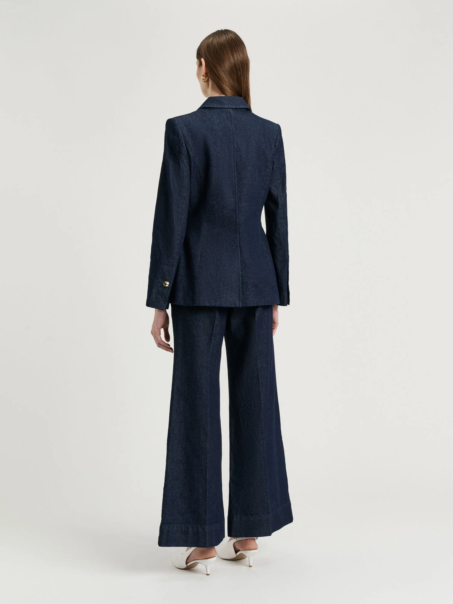 Dark Indigo Denim Blazer - Image 5
