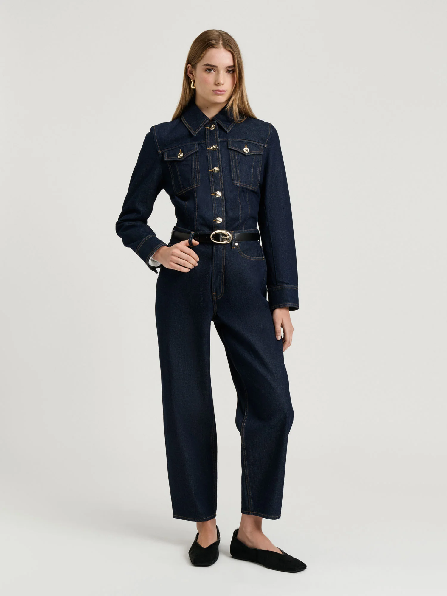 Dark Indigo Denim Jacket - Image 2