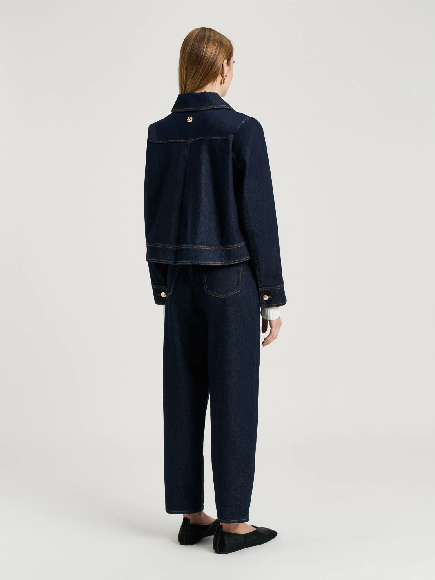 Dark Indigo Denim Jacket - Image 7