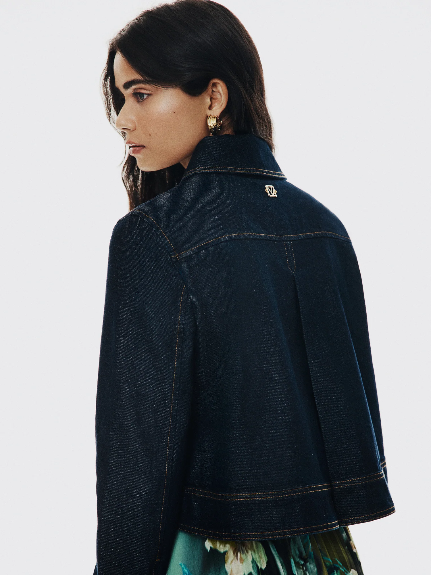 Dark Indigo Denim Jacket - Image 8