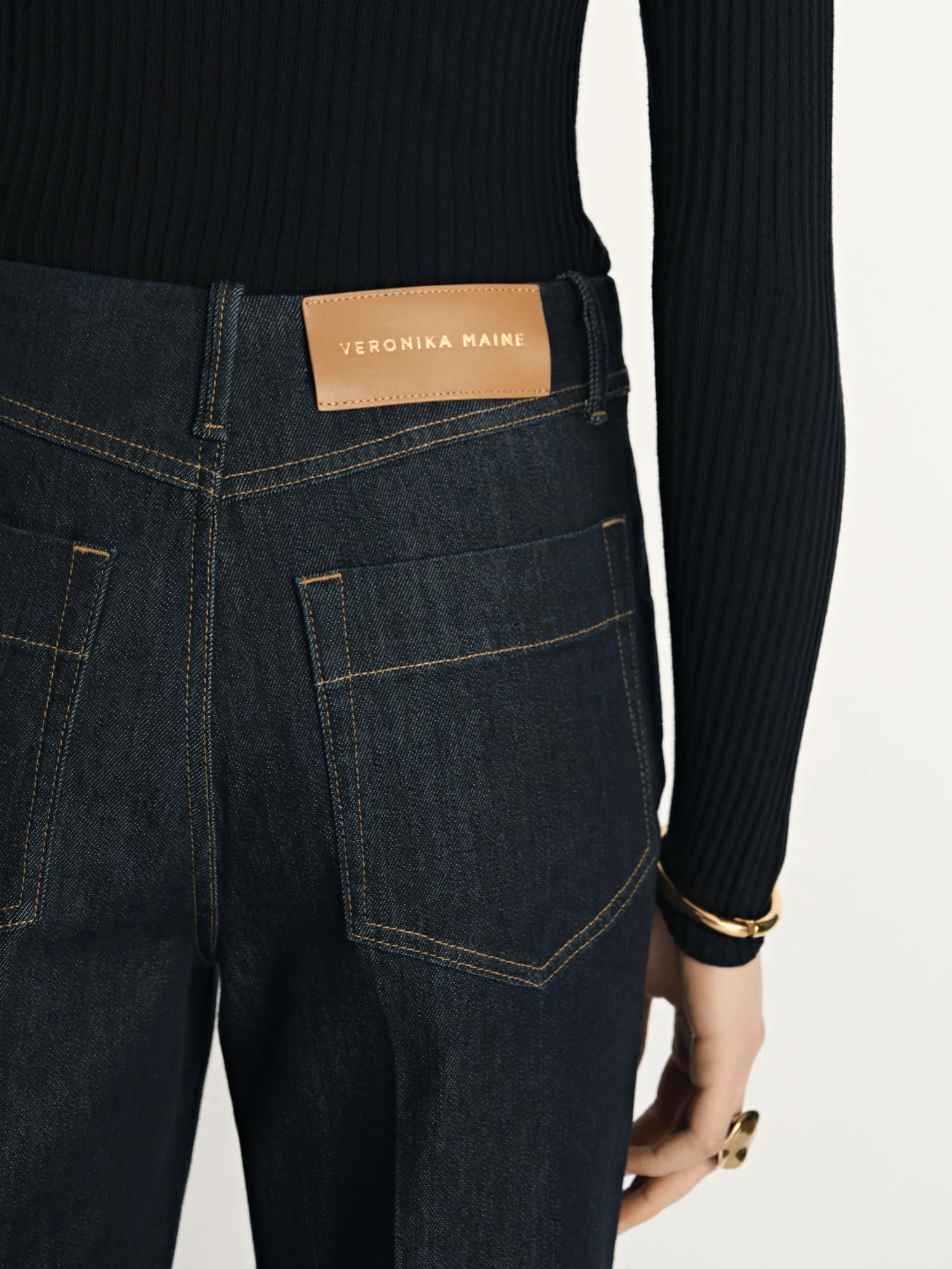Denim High Rise Cropped Jean - Image 4