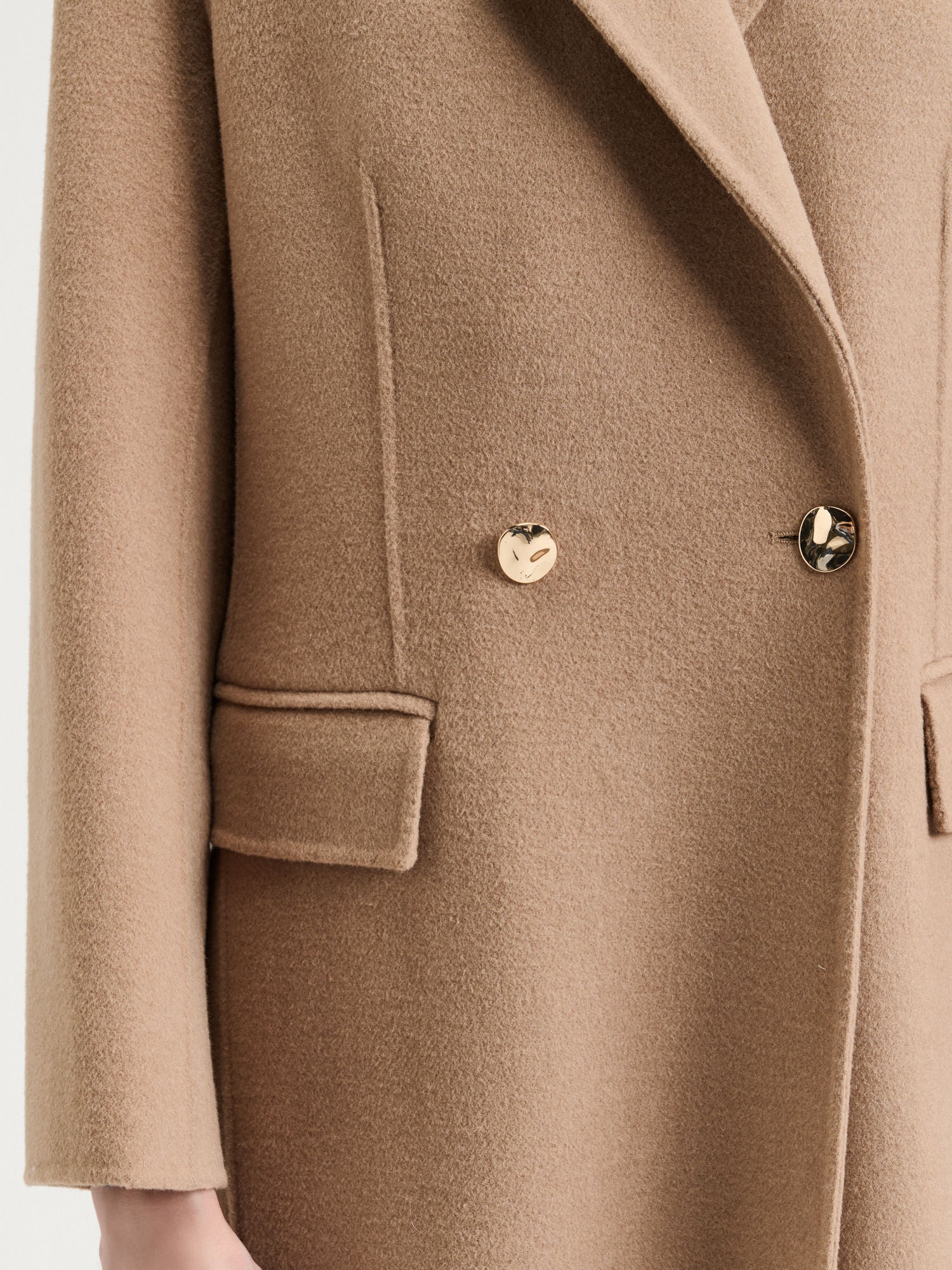 Double Faced Wool Long Coat - Image 4