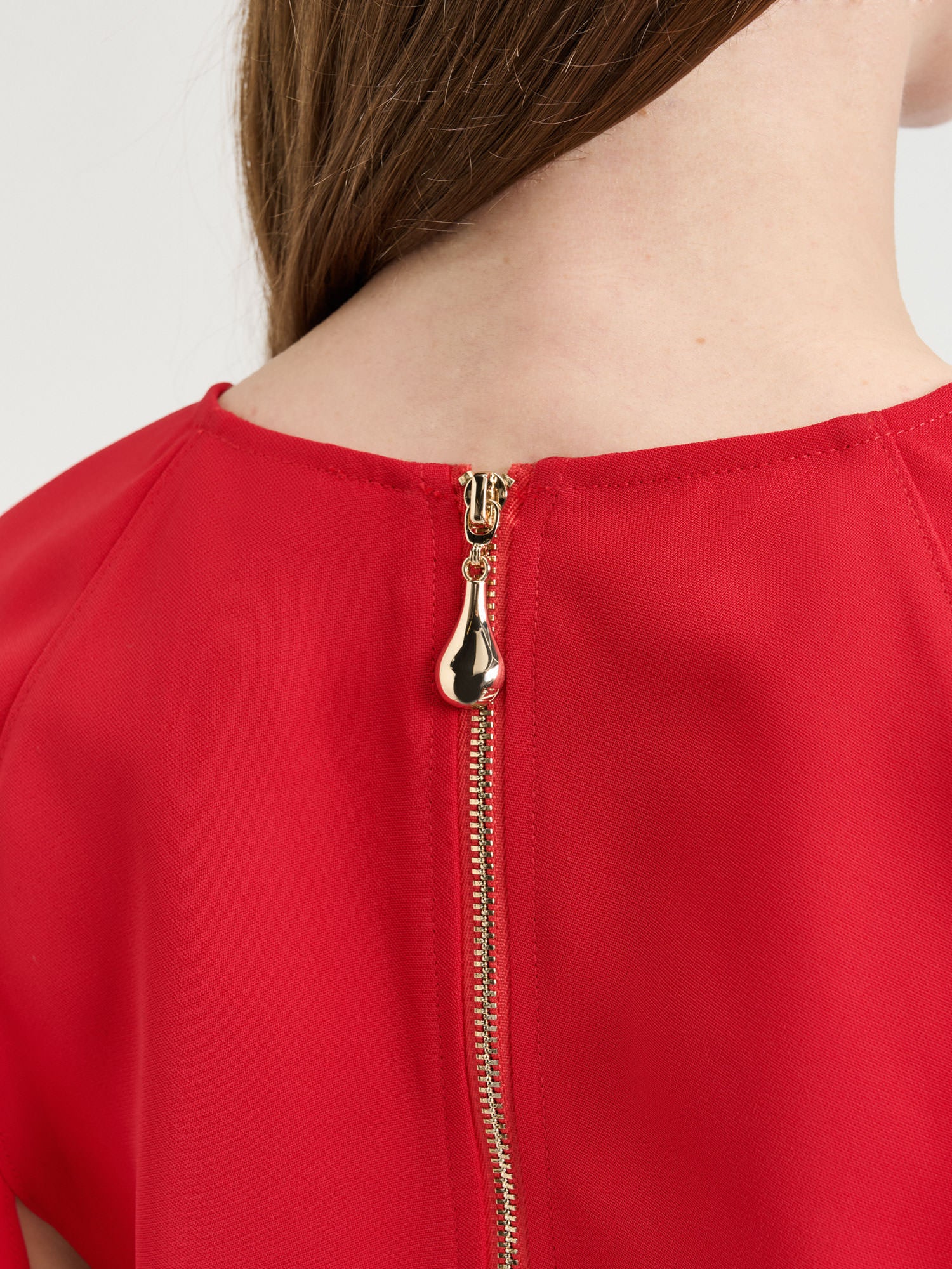 Double Weave Flounce Sleeve Top - Image 3