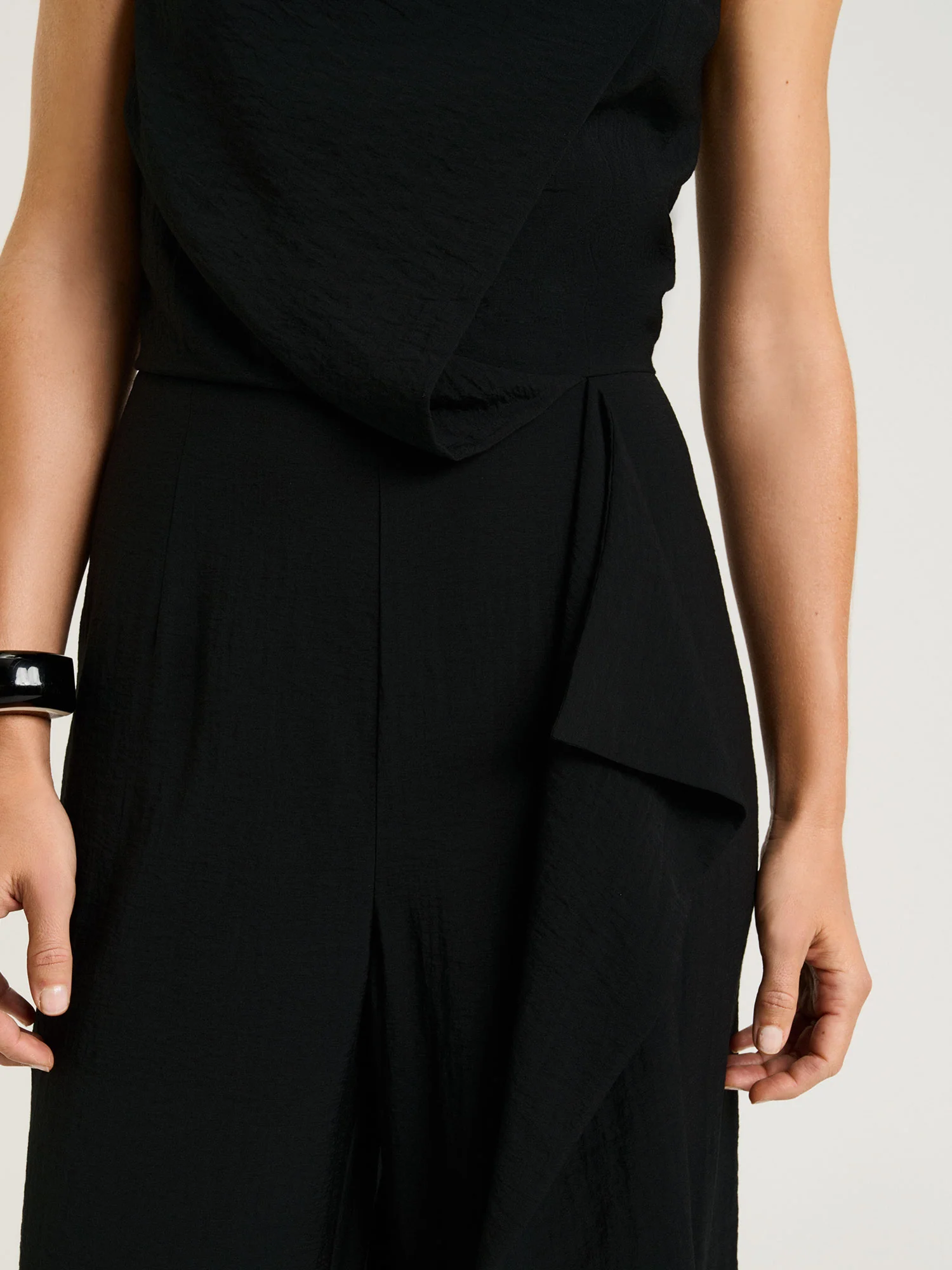Draped Front Jumpsuit - Image 3