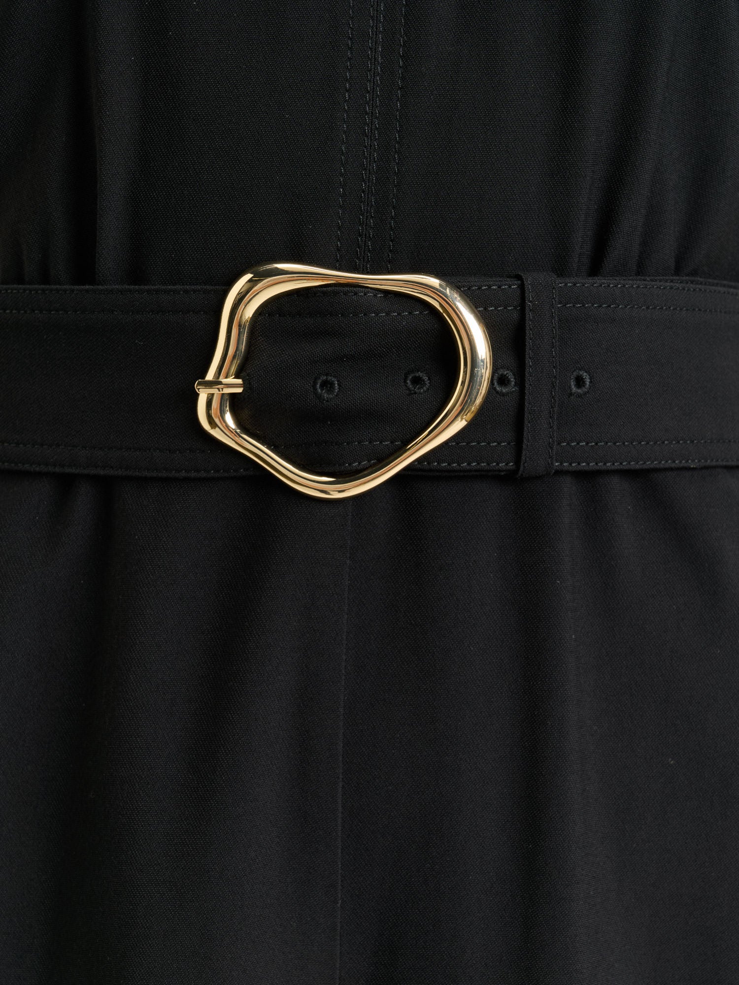 Drapey Viscose Twill V Neck Jumpsuit - Image 4