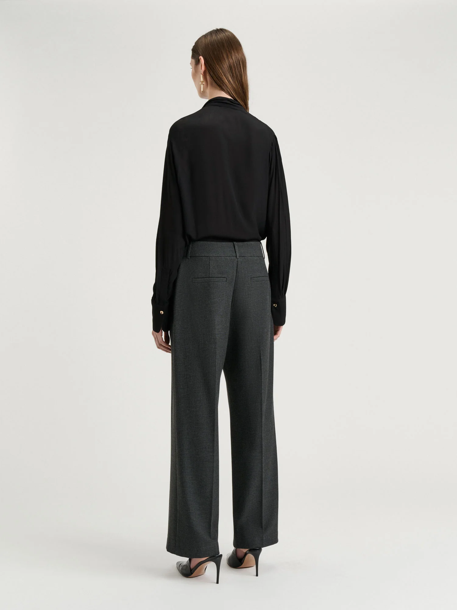 Georgette Scarf Neck Blouse - Image 5