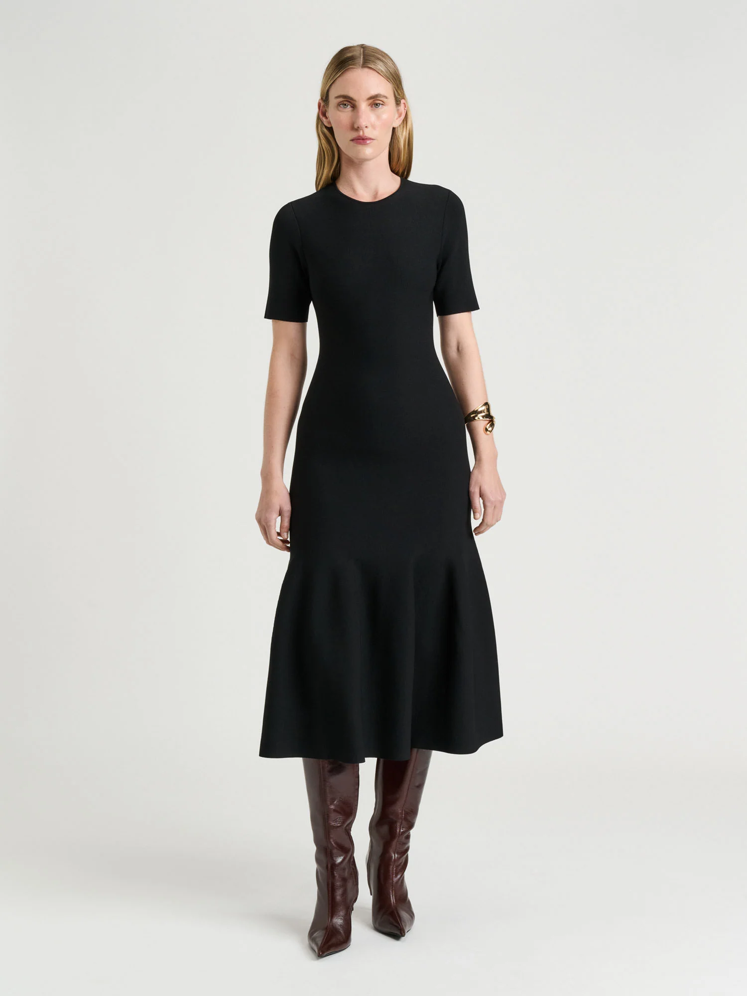 Milano Fluted Midi Dress - Image 5