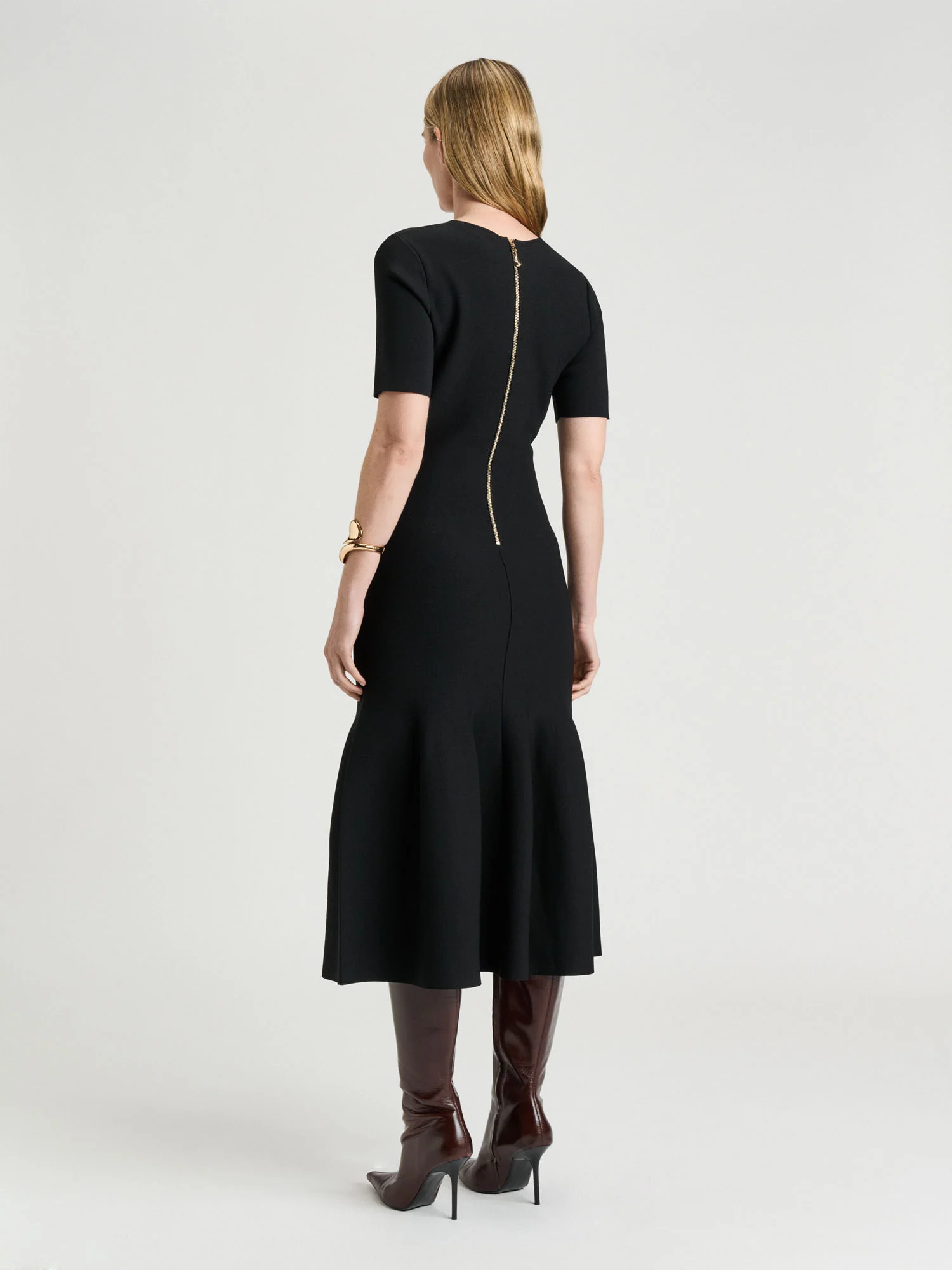 Milano Fluted Midi Dress - Image 8