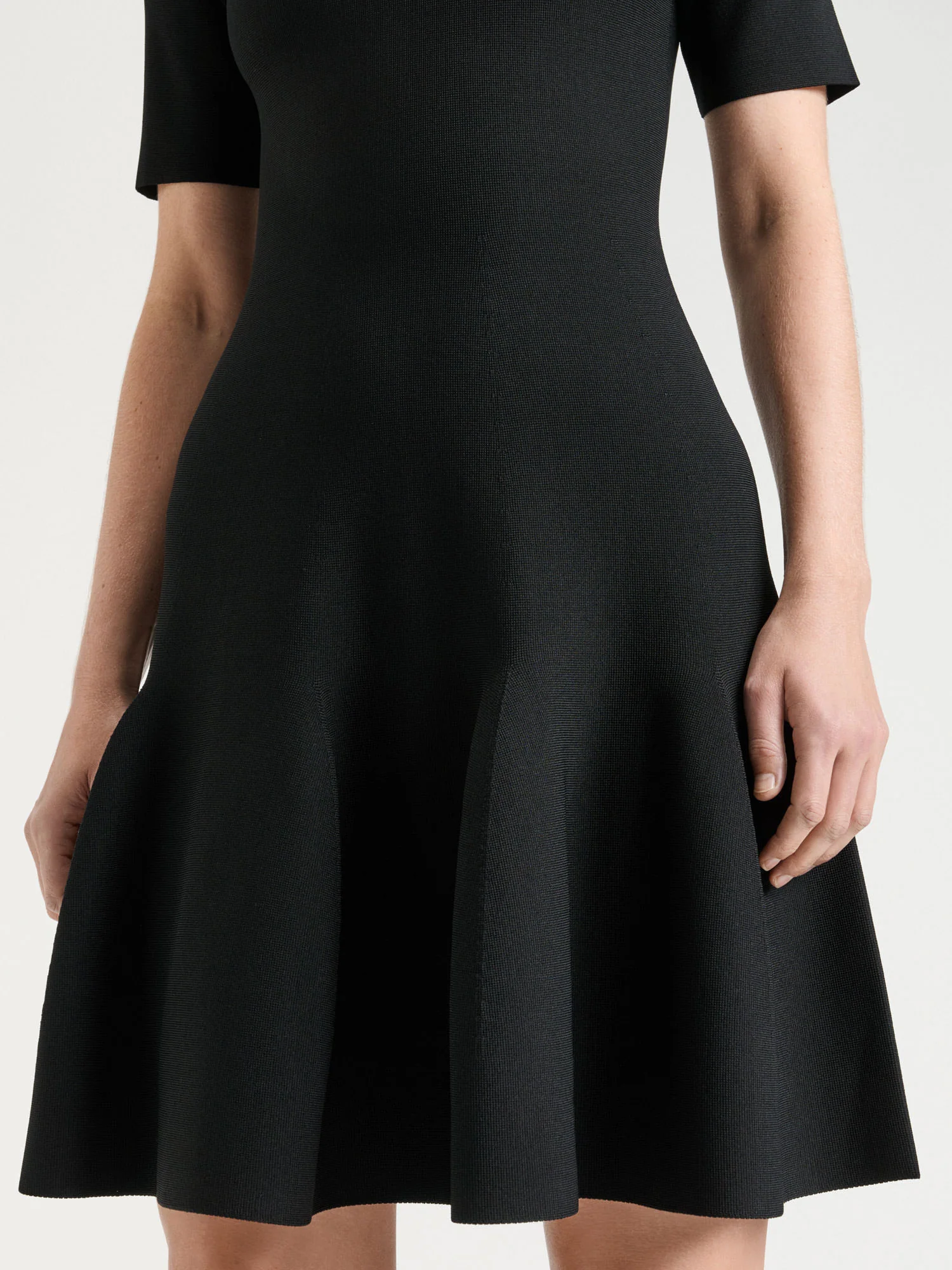 Milano Fluted Mini Dress - Image 3