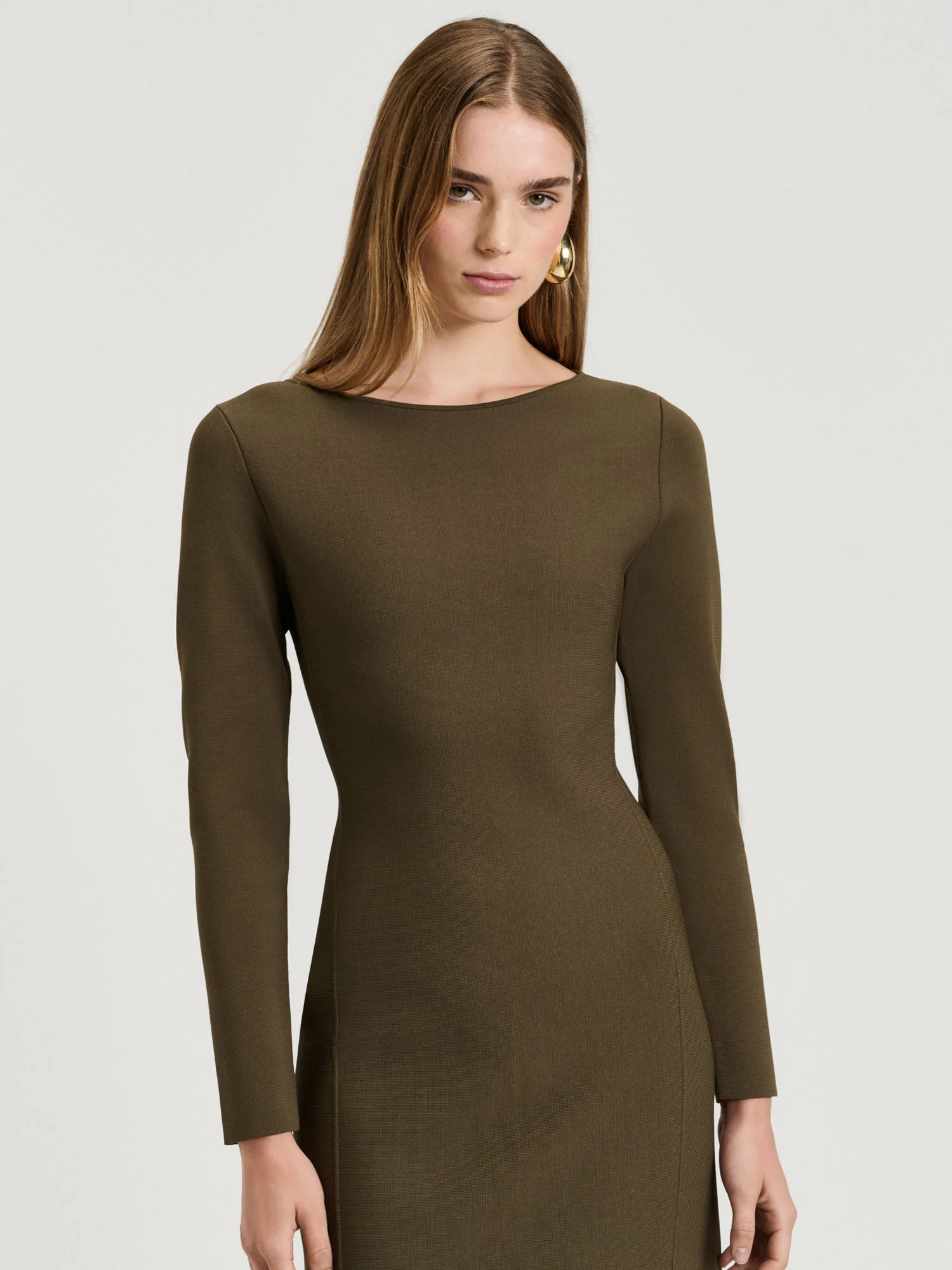 Milano Long Sleeve Pencil Dress - Image 2