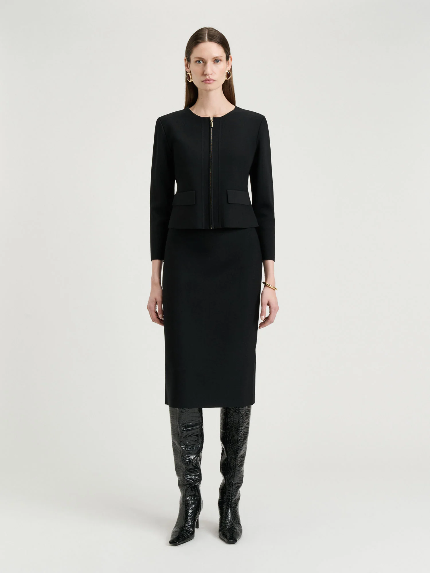 Zip Front Milano Jacket
