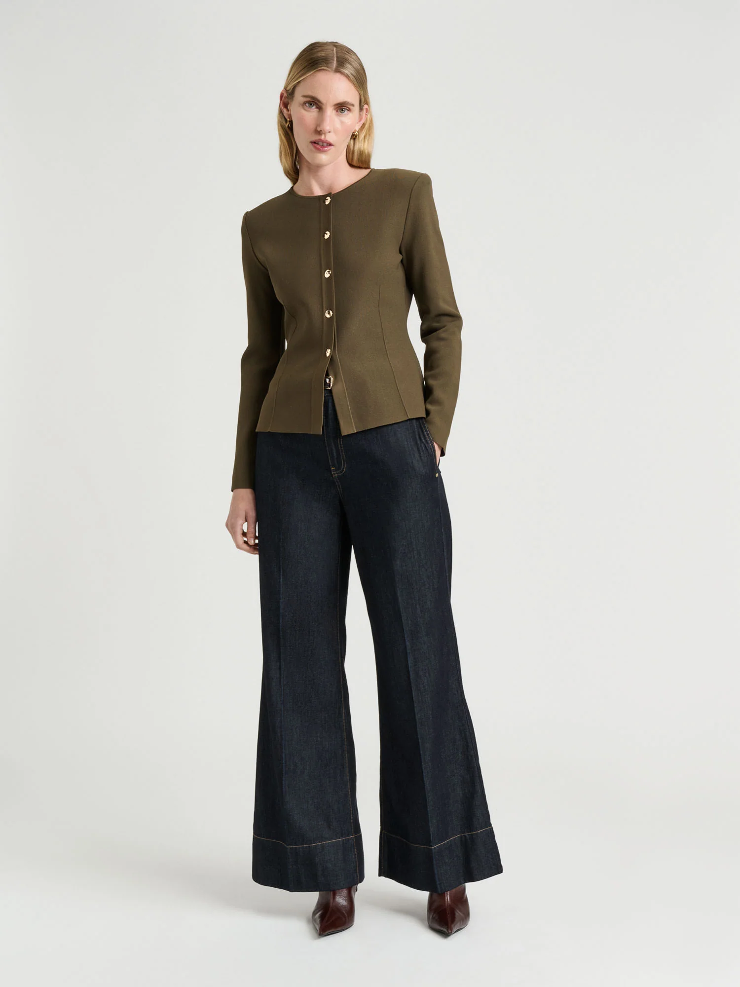 Milano Round Neck Jacket - Image 6