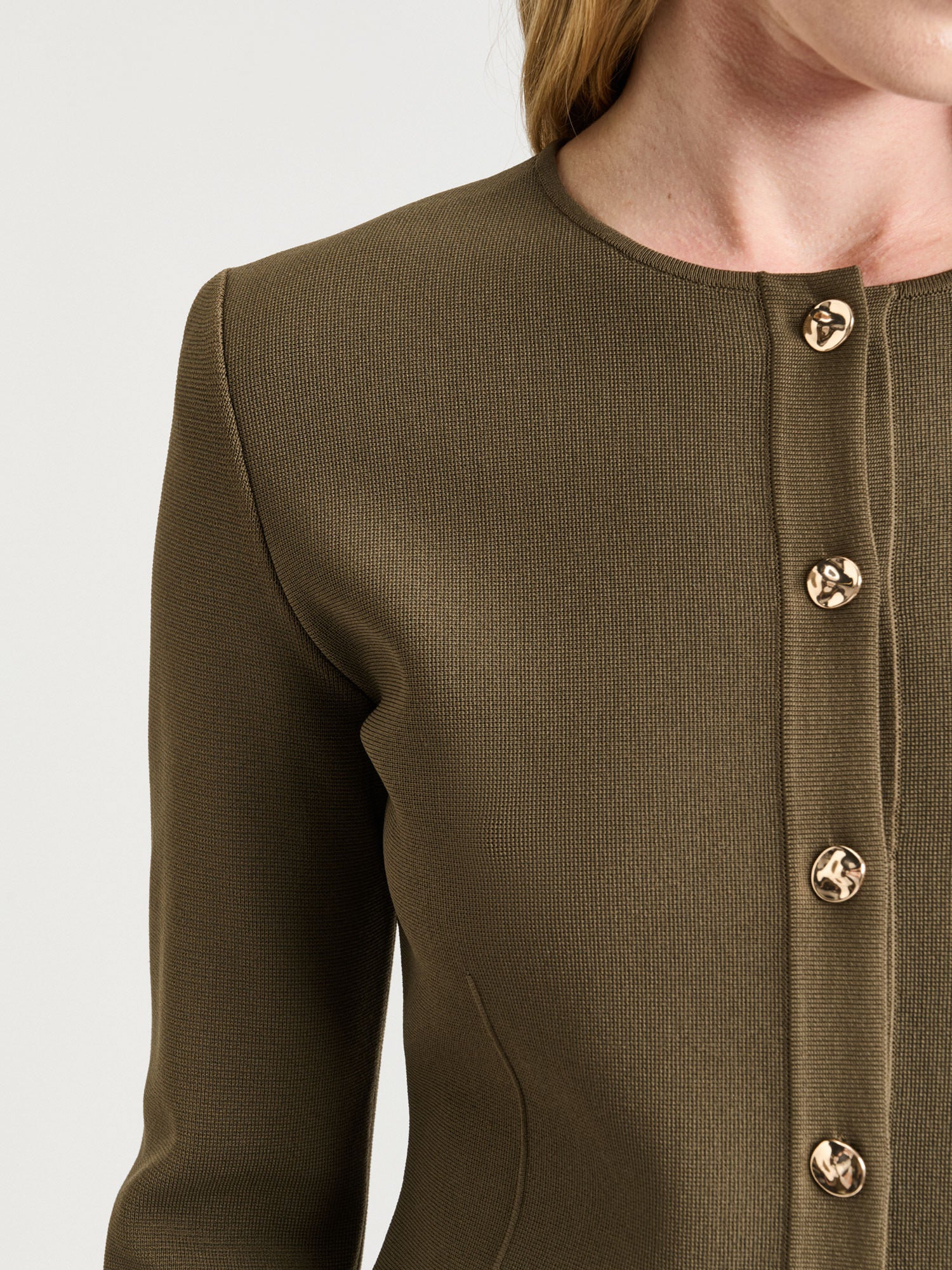 Milano Round Neck Jacket - Image 7