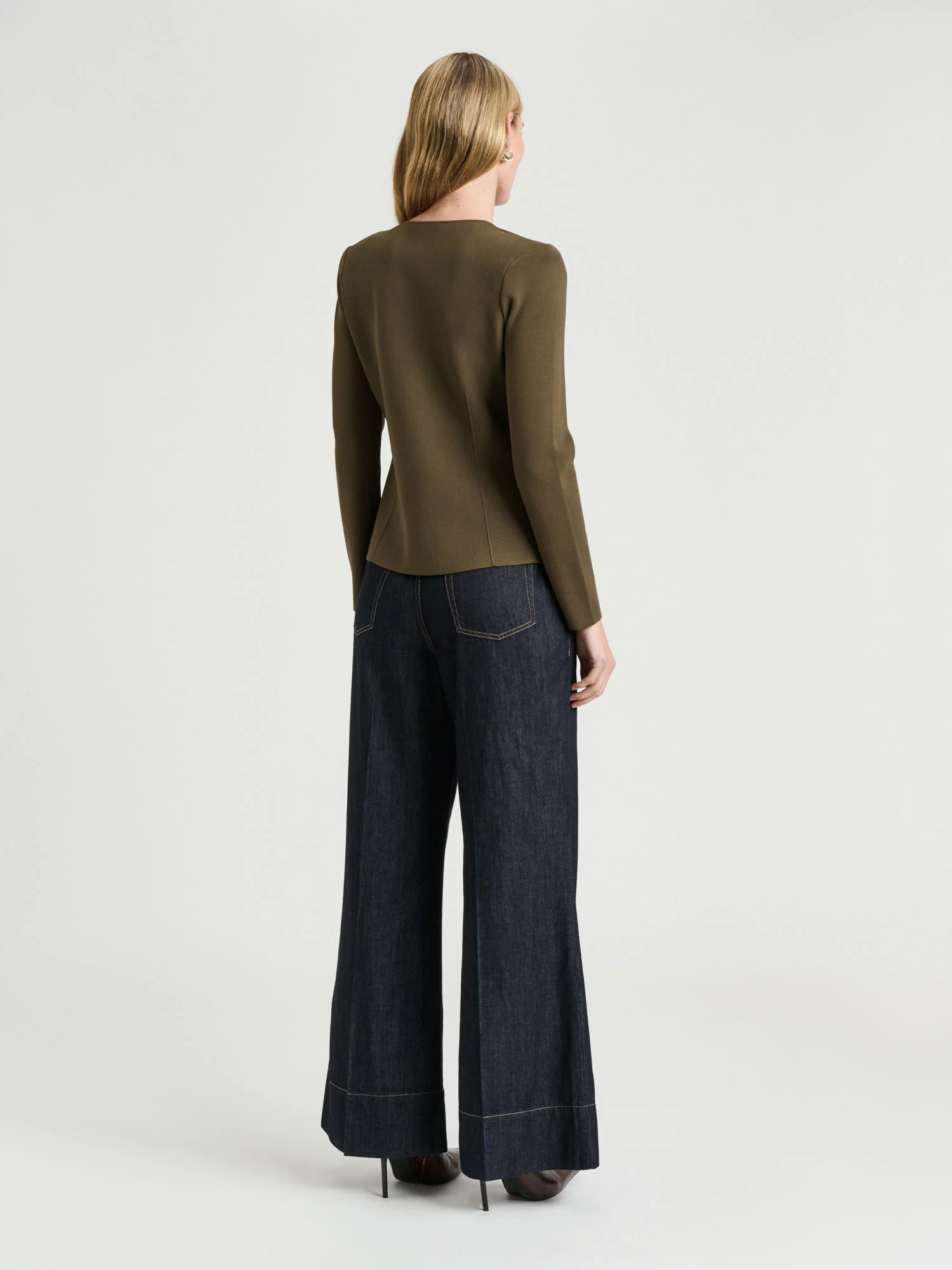 Milano Round Neck Jacket - Image 8