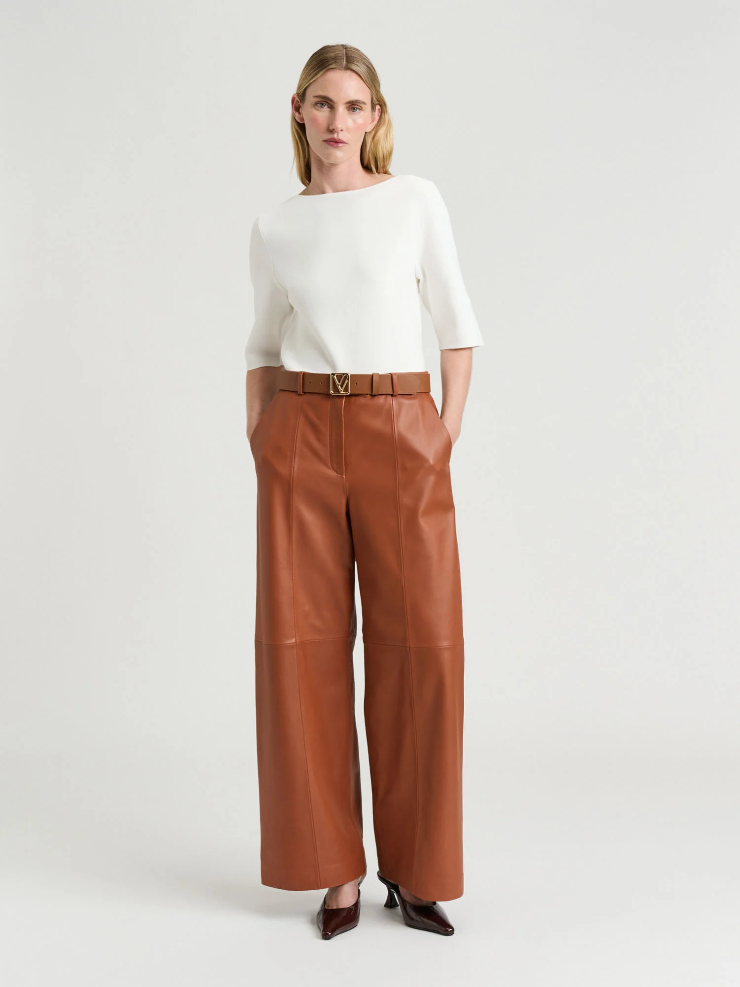 Milano Slash Neck Tee - Image 6