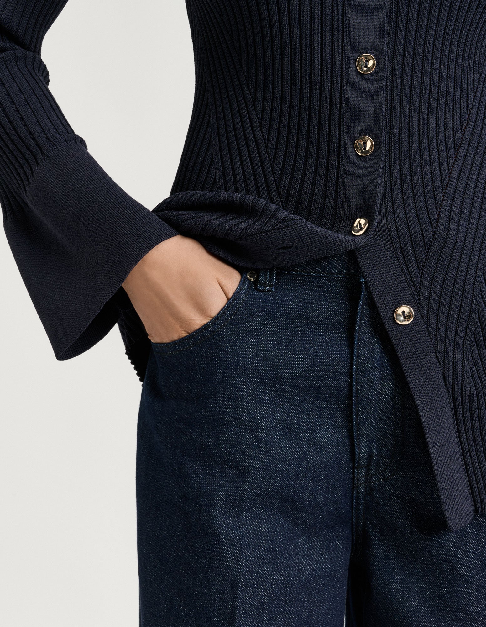 Ribbed Knit Shirt - Image 3