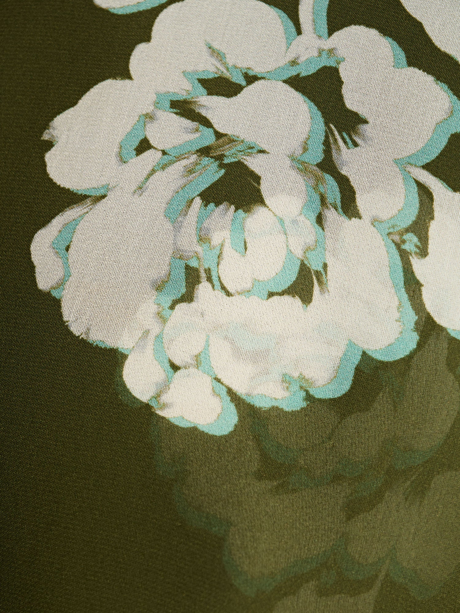 Stamp Floral Georgette Blouse - Image 5