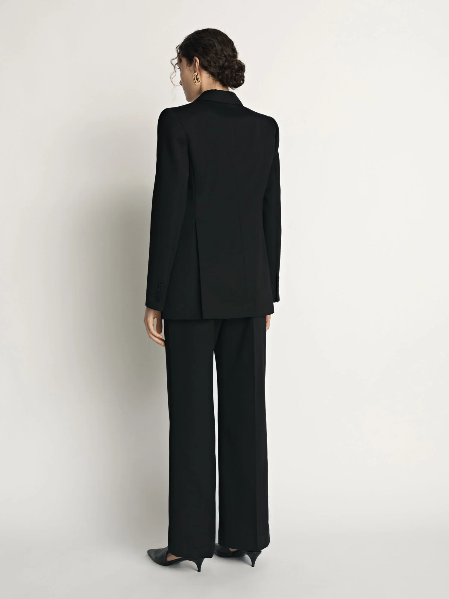 Wool Double Breasted Blazer - Image 4
