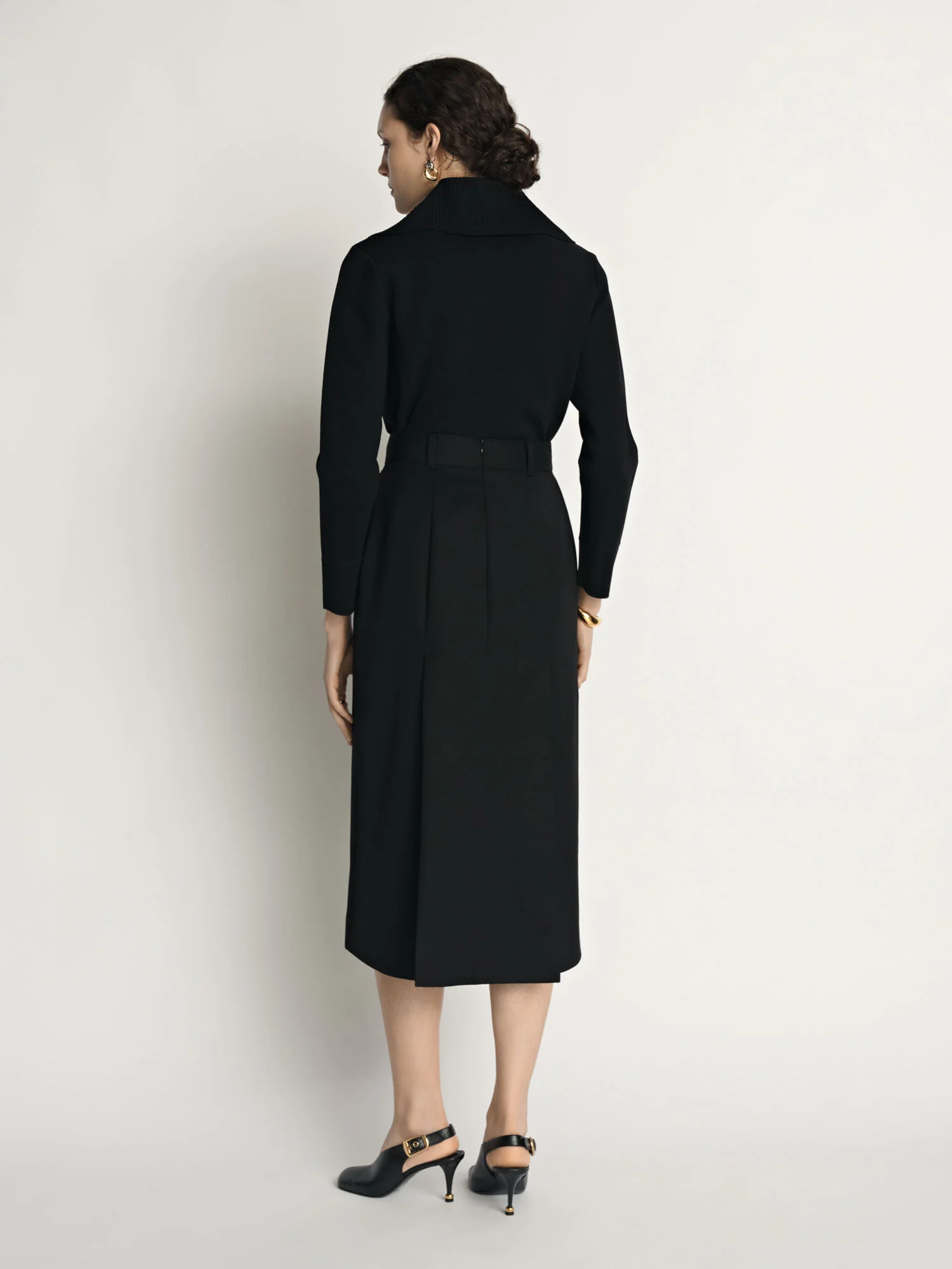 Wool Pencil Skirt - Image 4