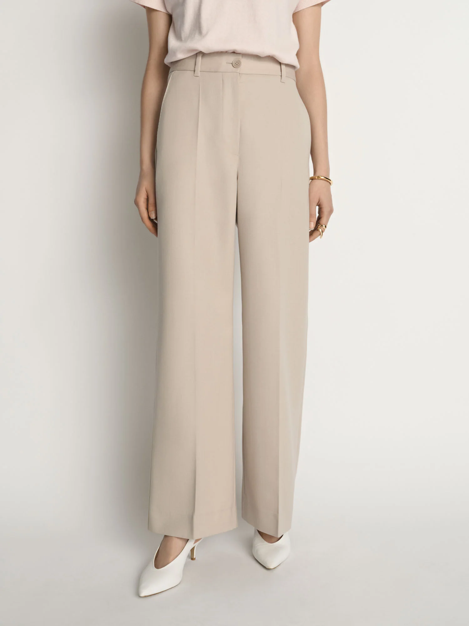 Wool Wide Leg Pant - Image 2