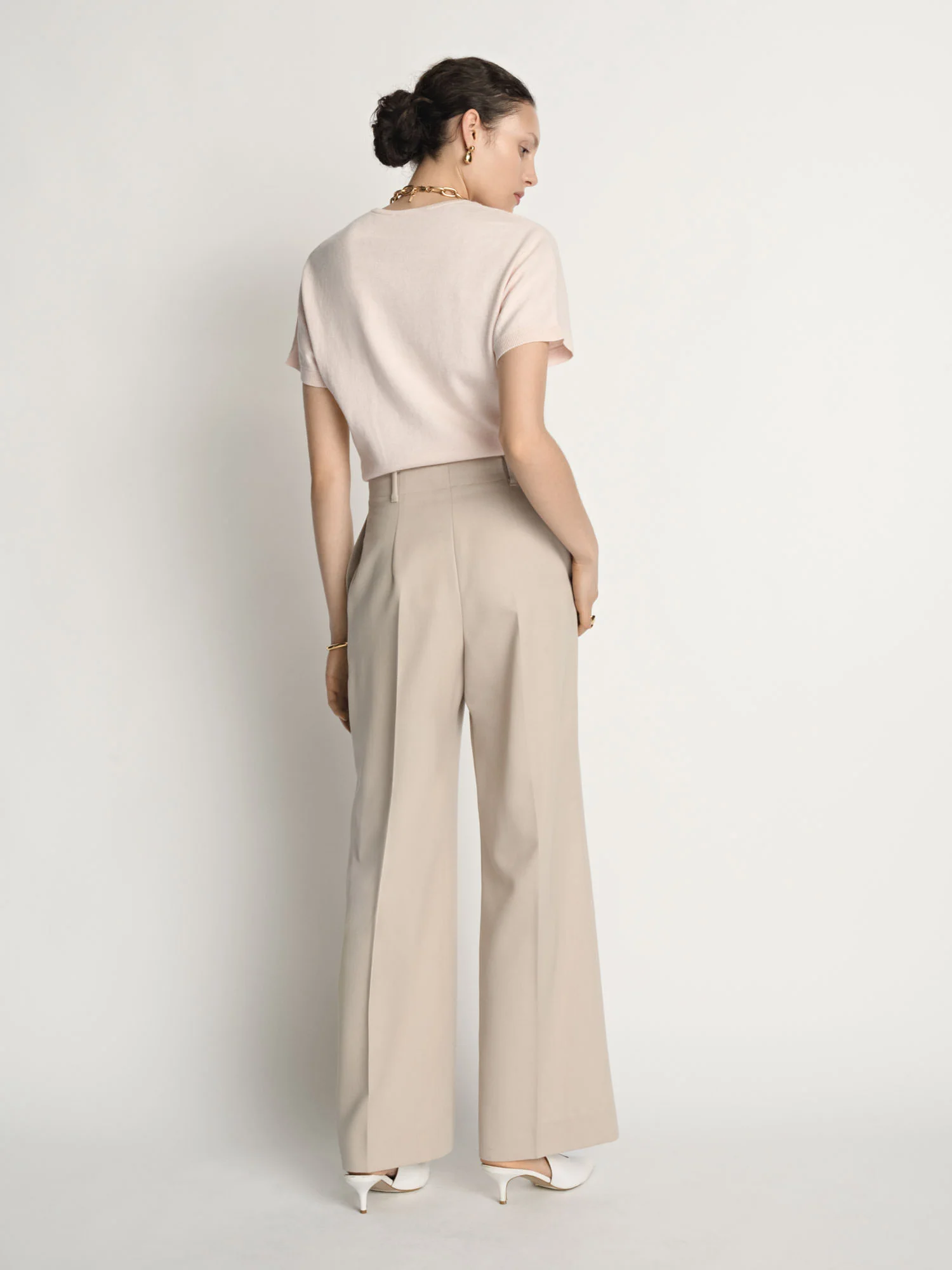 Wool Wide Leg Pant - Image 3