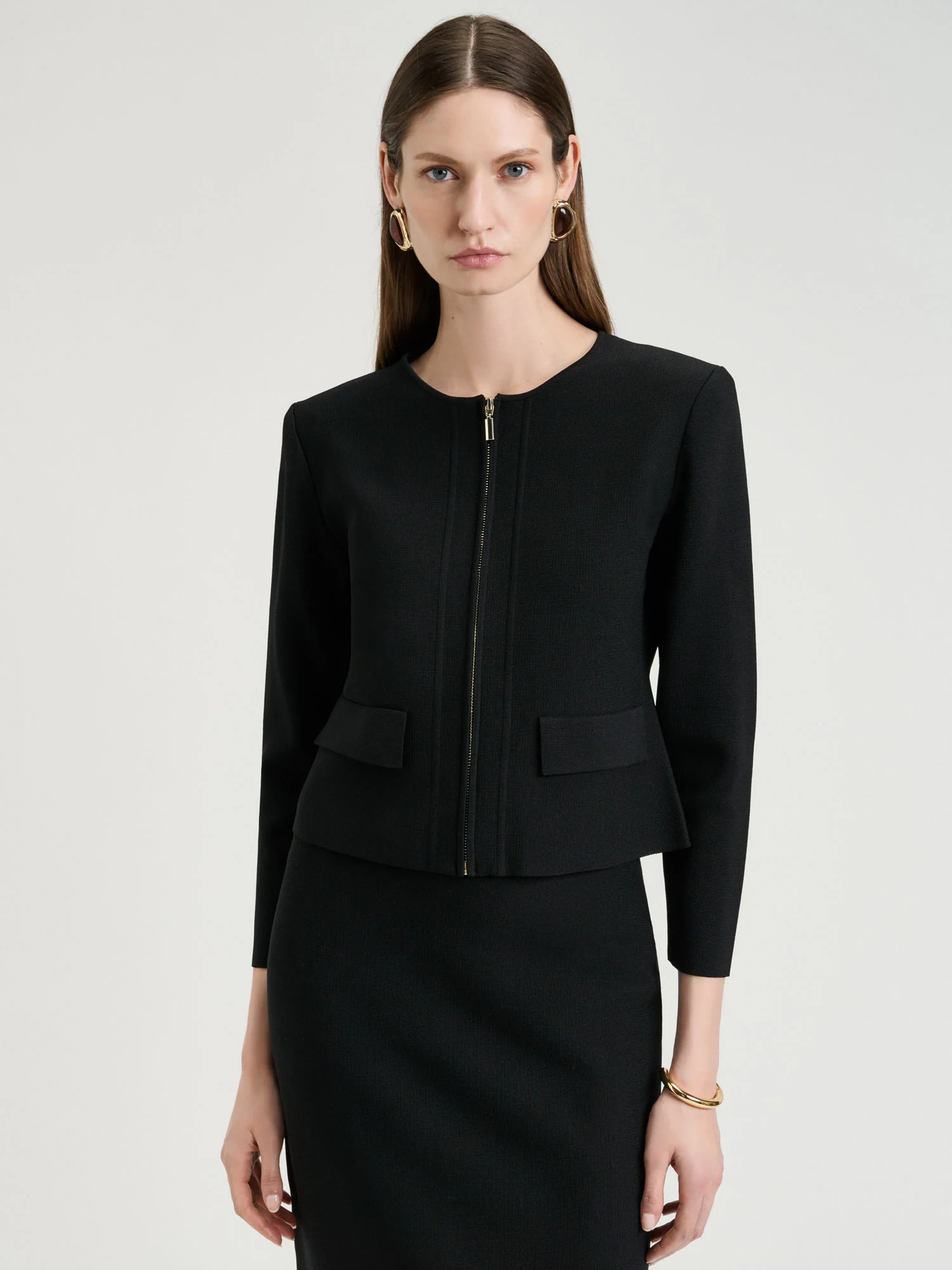 Zip Front Milano Jacket - Image 2